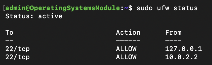 SSH Evidence Firewall